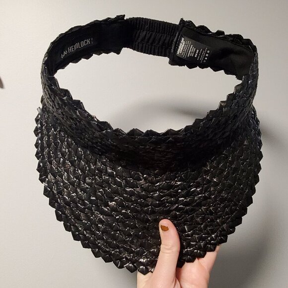 Hemlock Hat Co Capri Visor Black - Picture 3 of 8